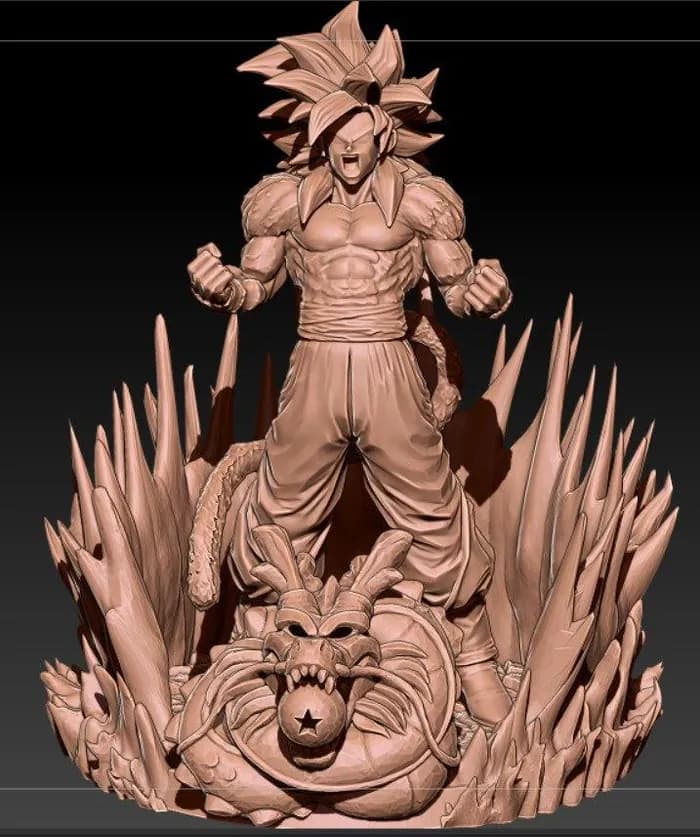 STL - goku ss4