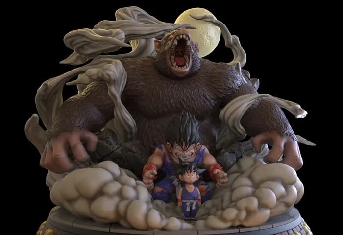 STL - goku tranformation