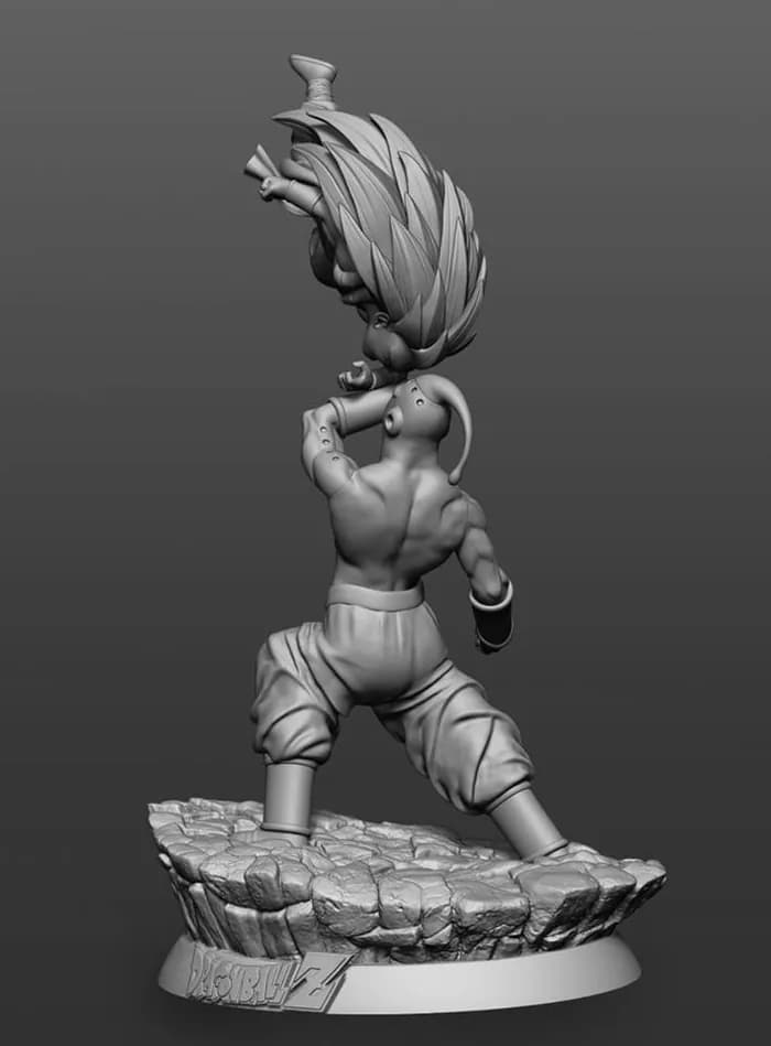 STL - goten vs buu specialstls render 2