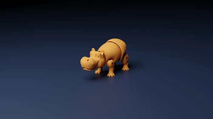 STL - hipopotamo