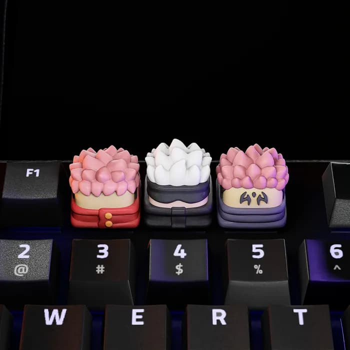 STL - jujutsu kaisen keycaps render 3