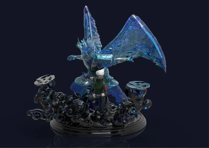 STL - kakashi and susano v0 2 render 5