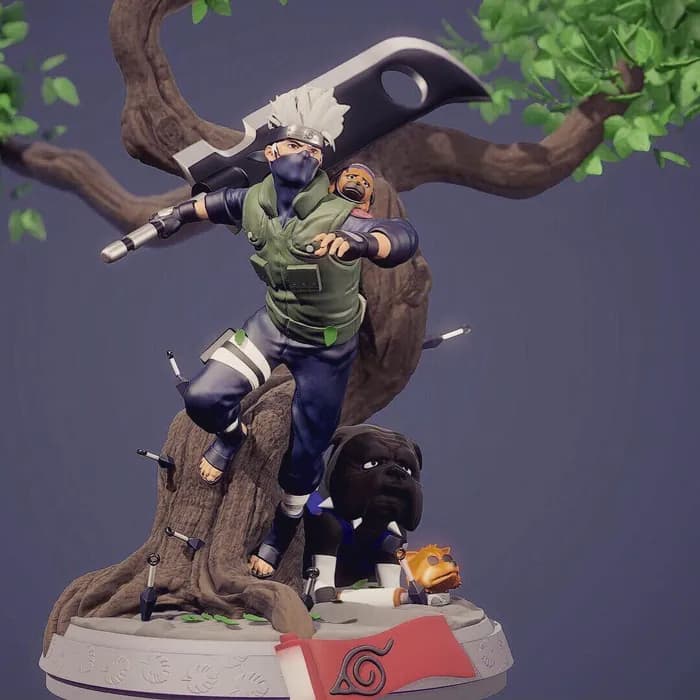 STL - kakashi tree