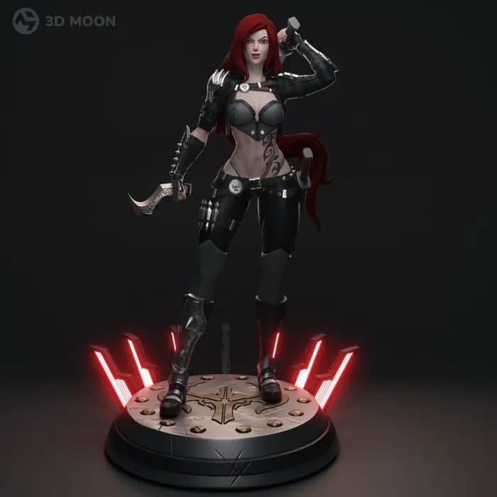 STL - katarina lol + nsfw league-of-legends