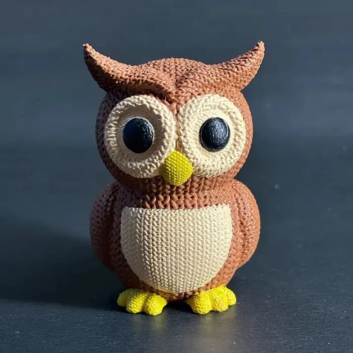 STL - knitted owl