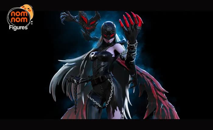 STL - lady devimon digimon render 3