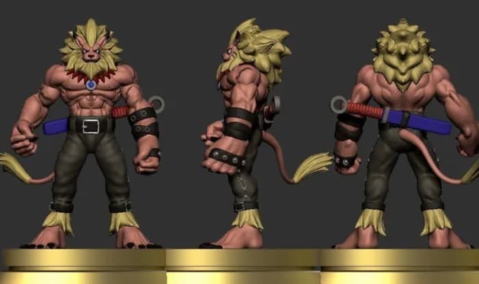 STL - leomon digimon