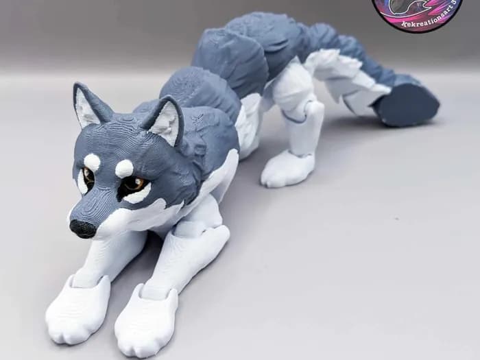 STL - lobo articulado