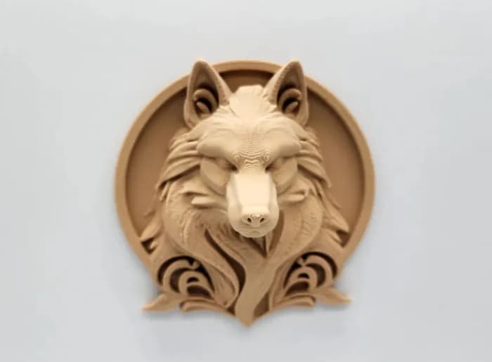 STL - lobo pared