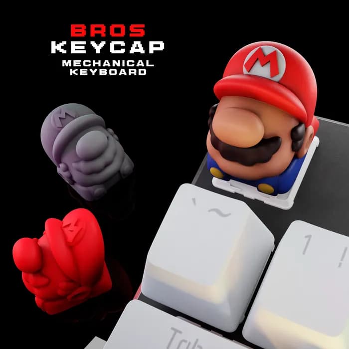 STL - mario keycap nintendo