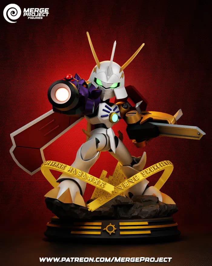 STL - medabot omnimon render 3