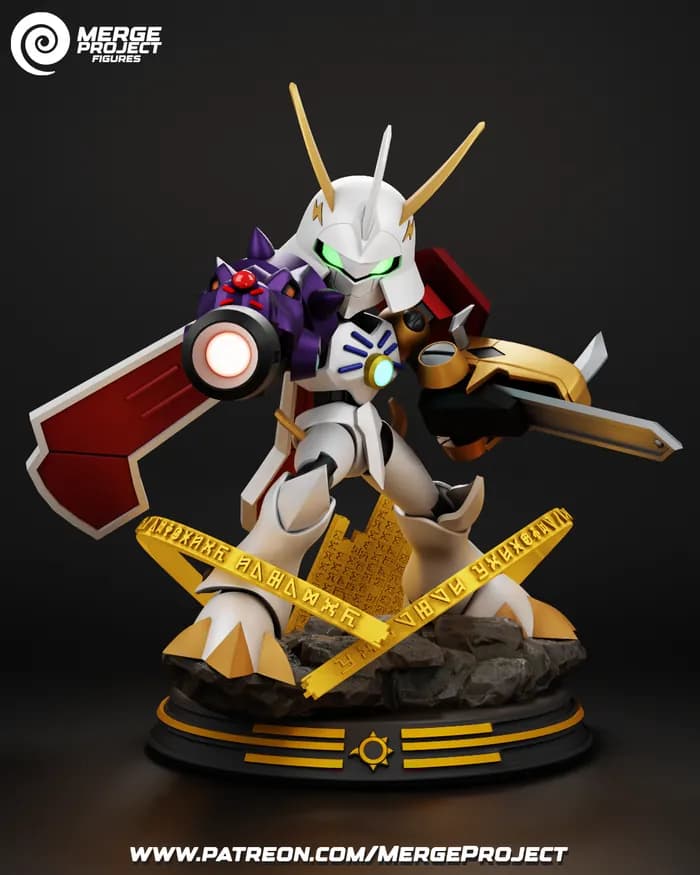 STL - medabot omnimon render 5