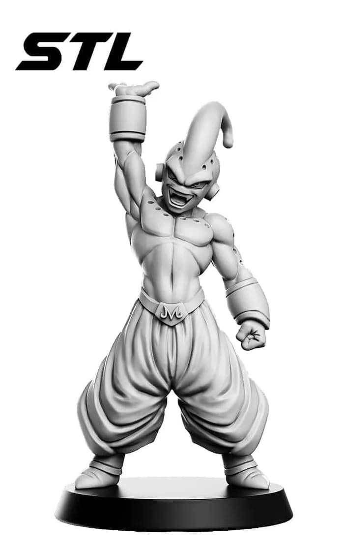 STL - miniature kid buu dragon ball