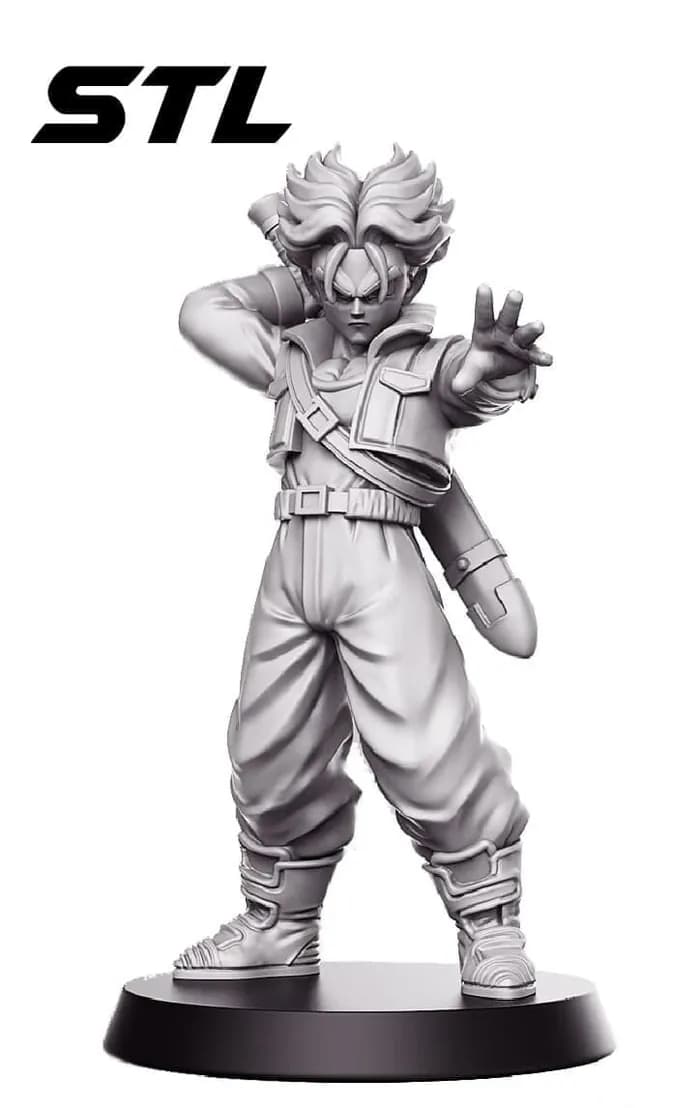 STL - miniature trunks dragon ball