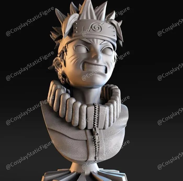 STL - naruto bust