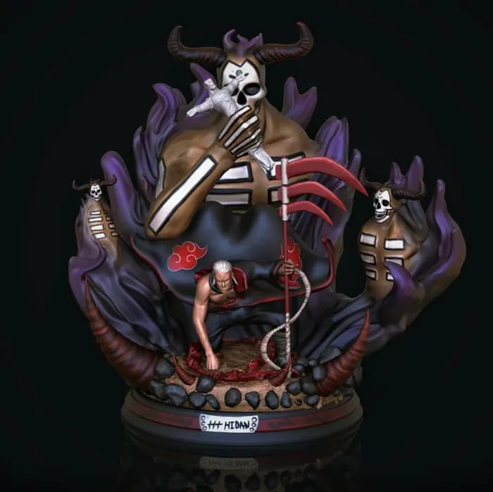 STL - naruto hidan diorama