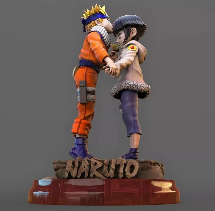 STL - naruto hinata render 2