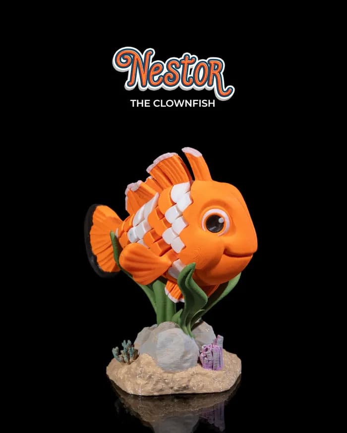STL - nestor el pez payaso