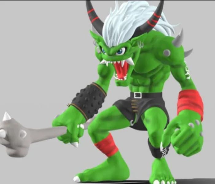 STL - ogremon digimon