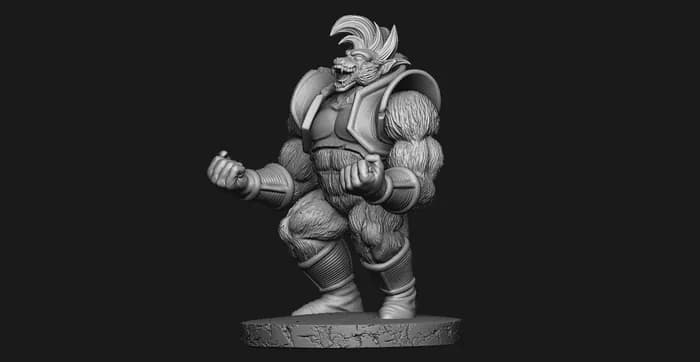 STL - oozaru baby dragonball render 2