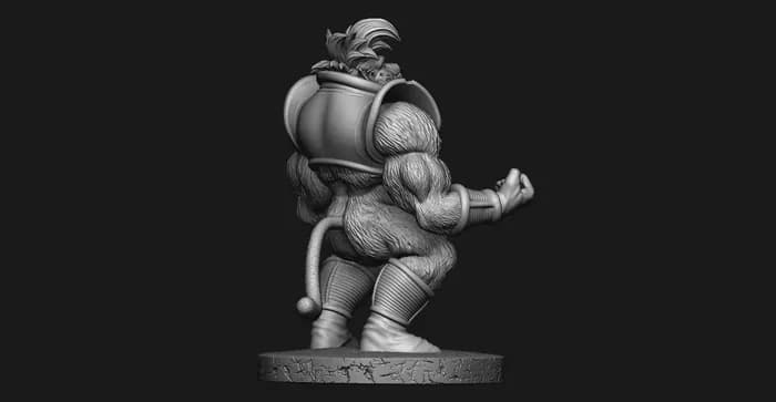 STL - oozaru baby dragonball render 4