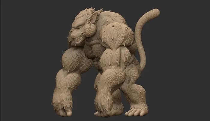 STL - oozaru goku cgtrader