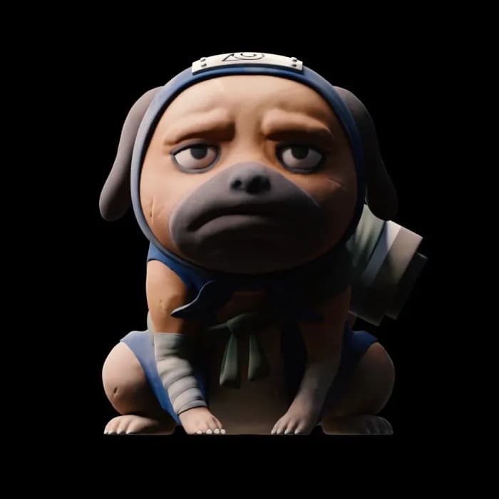 STL - pakkun naruto