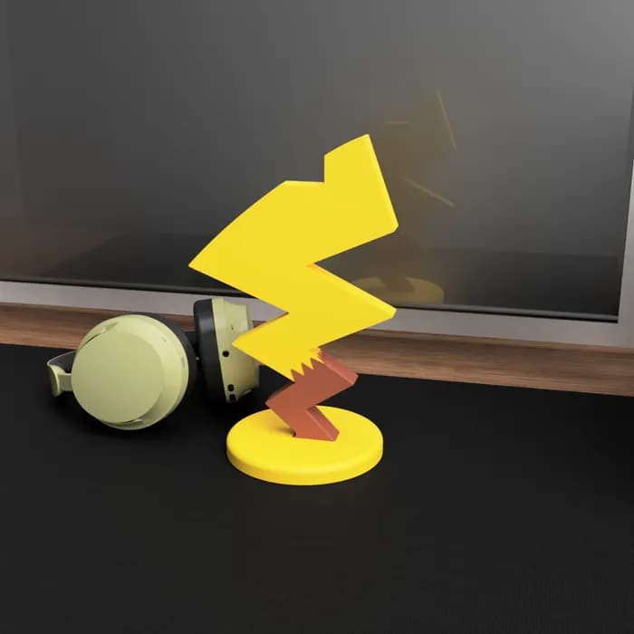 STL - pikachu headphones
