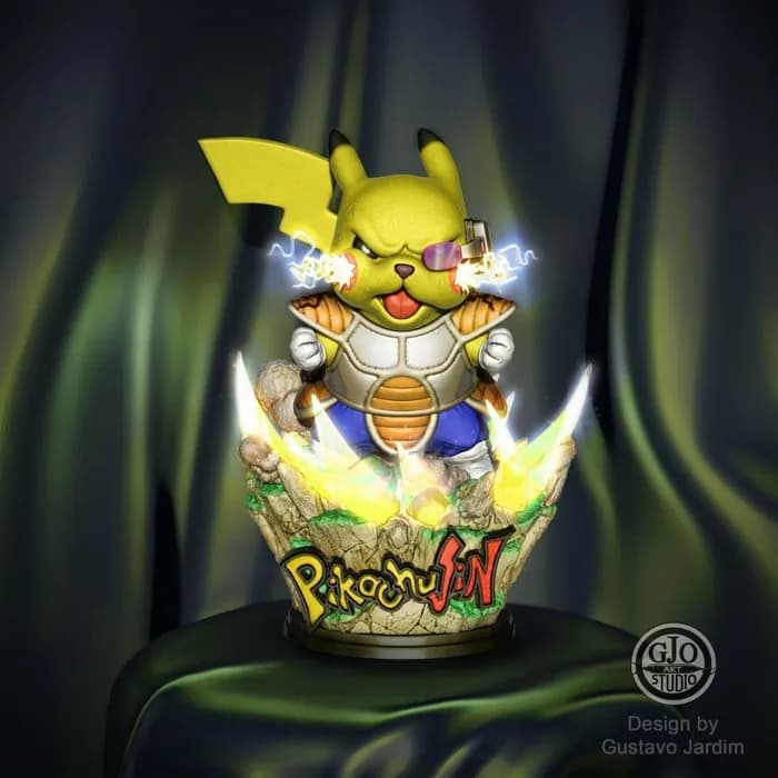 STL - pikachujin dragon ball