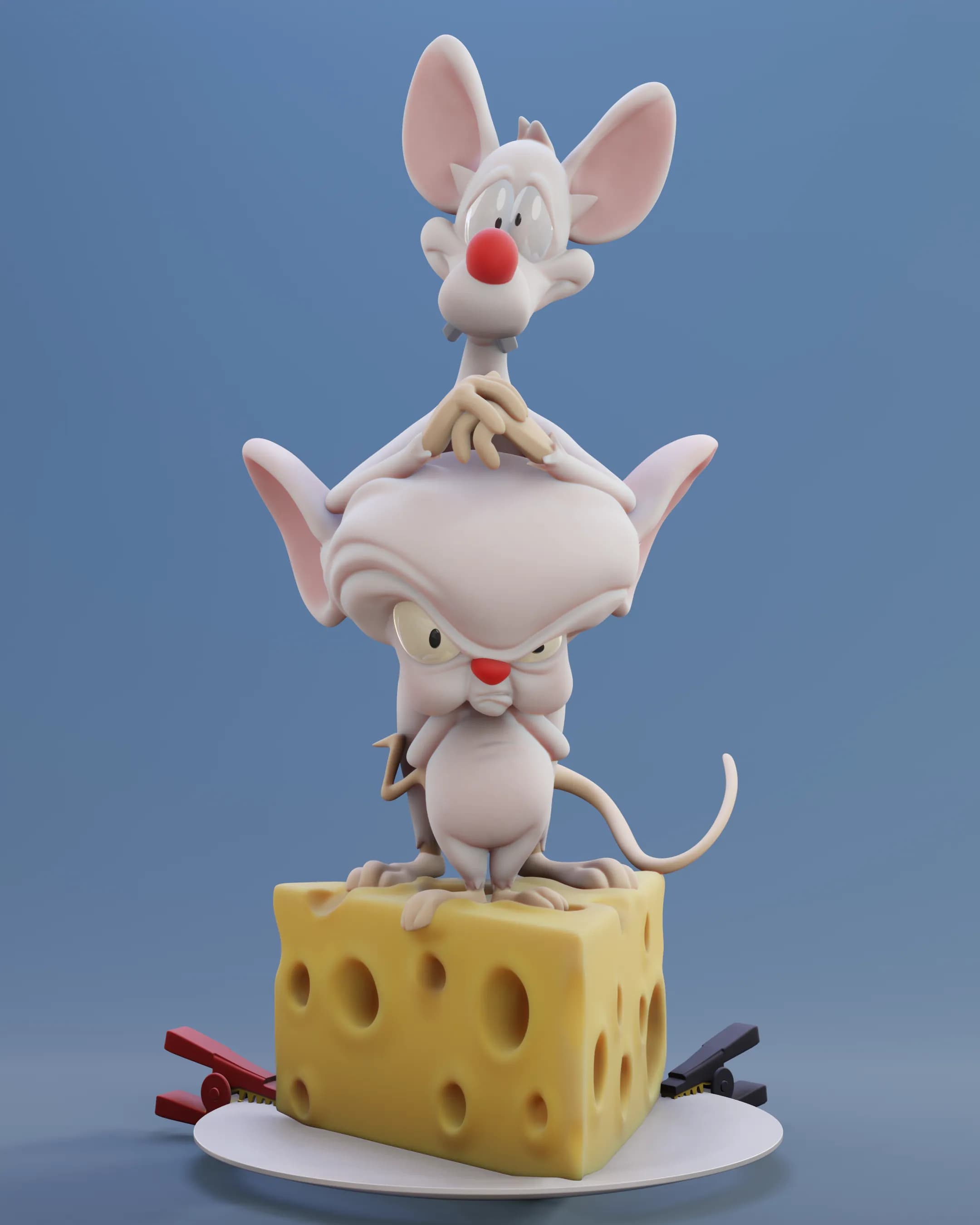 STL - pinky y cerebro