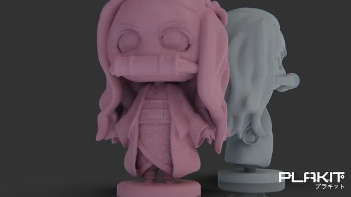 STL - plakit demonslayer nezuko render 5