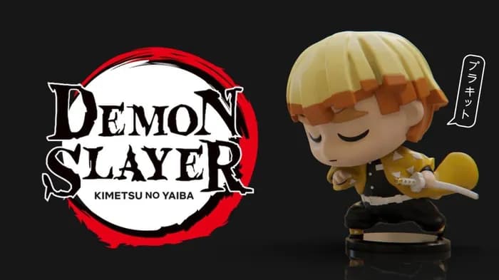 STL - plakit demonslayer zenitsu
