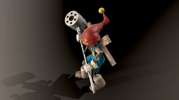 STL - puppetmon digimon render 3