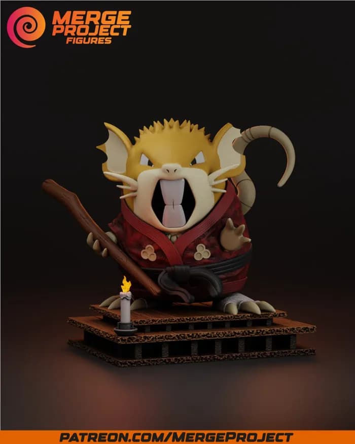 STL - raticate splinter