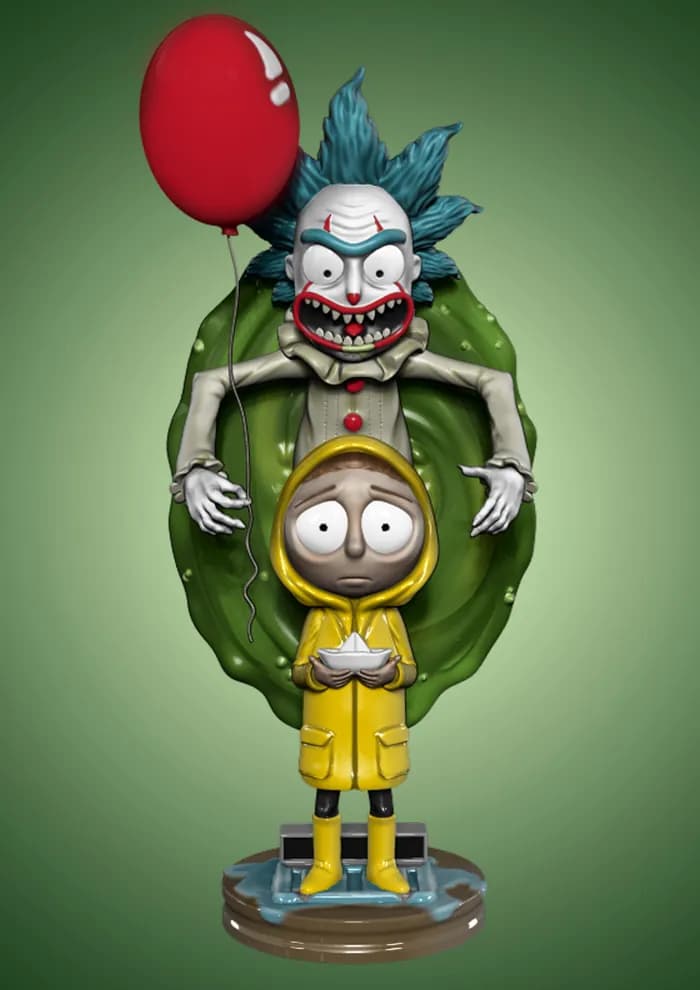 STL - rick and morty it mashup