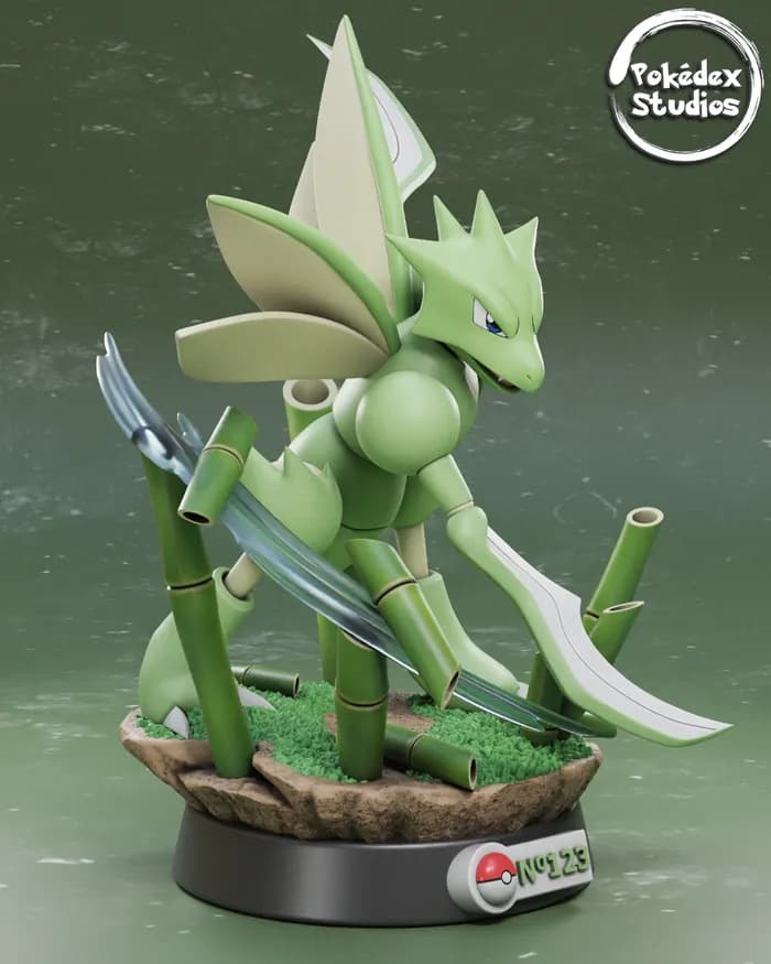 STL - scyther render 4