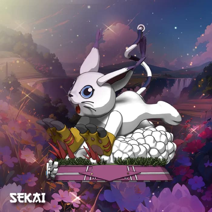 STL - sekai 3d gatomon digimon render 5