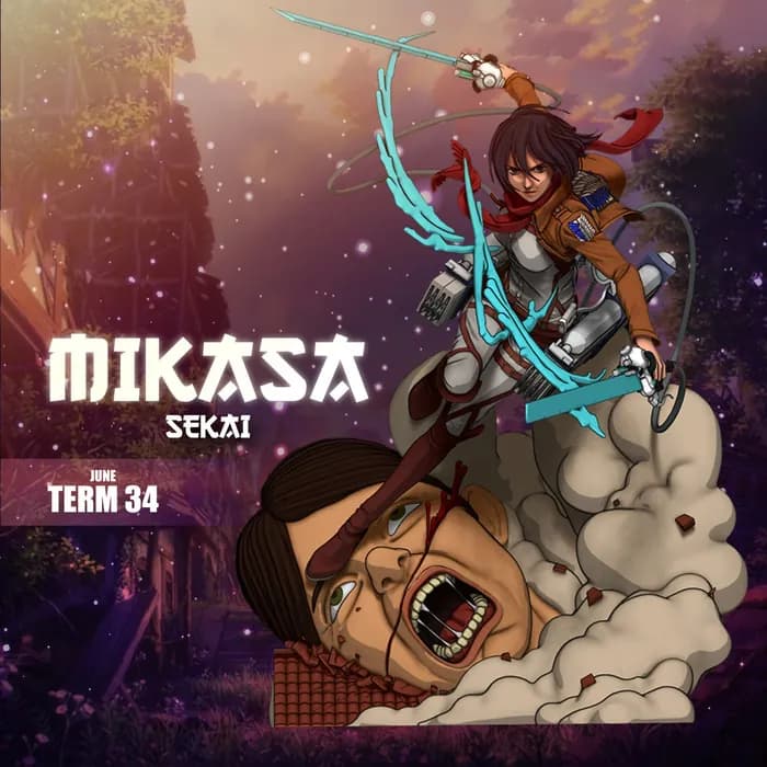 STL - sekai 3d models mikasa statue