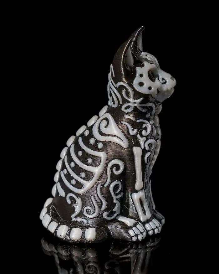 STL - skeleton pet figurines render 2