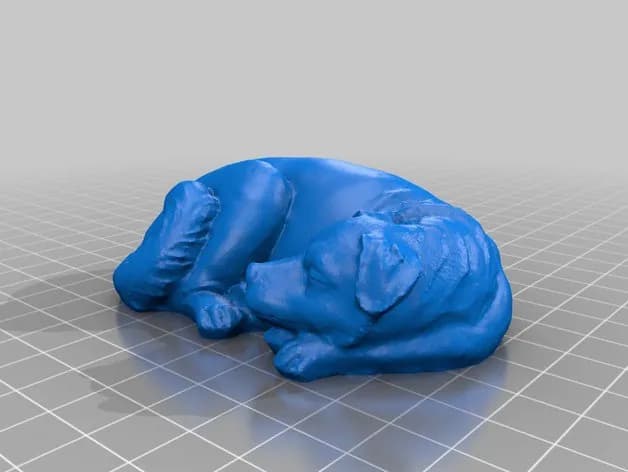 STL - sleeping dog