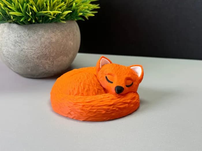 STL - sleeping fox
