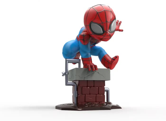 STL - spider man chibi