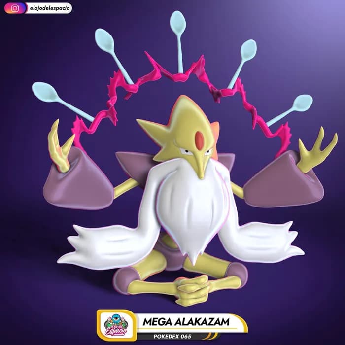 STL - 065 mega alakazam
