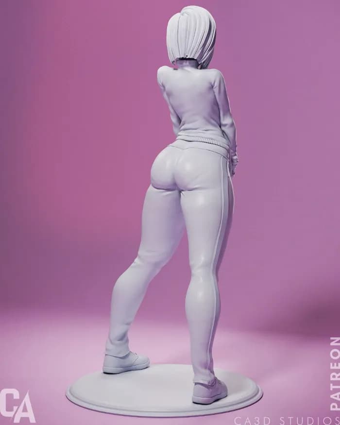 STL - 1 12 scale android 18 render 3