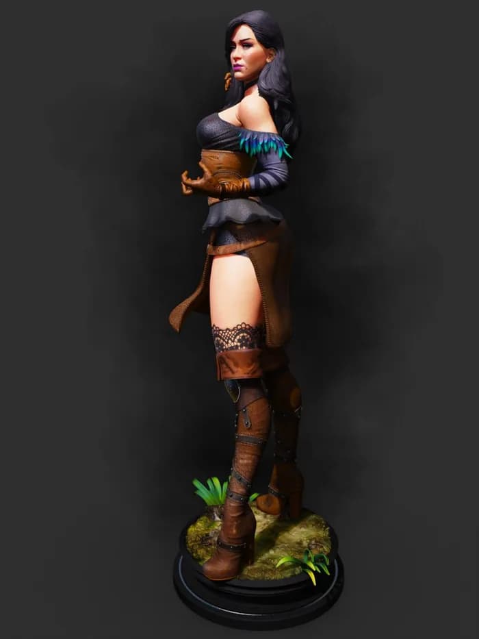 STL - 1 4 yennefer rar render 2