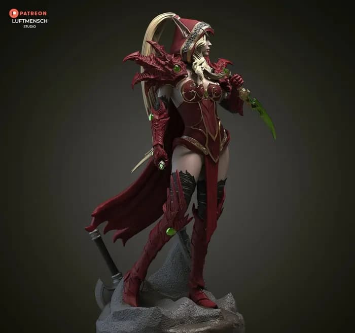 STL - 1 6 valeera sanguinar@hehestl render 3