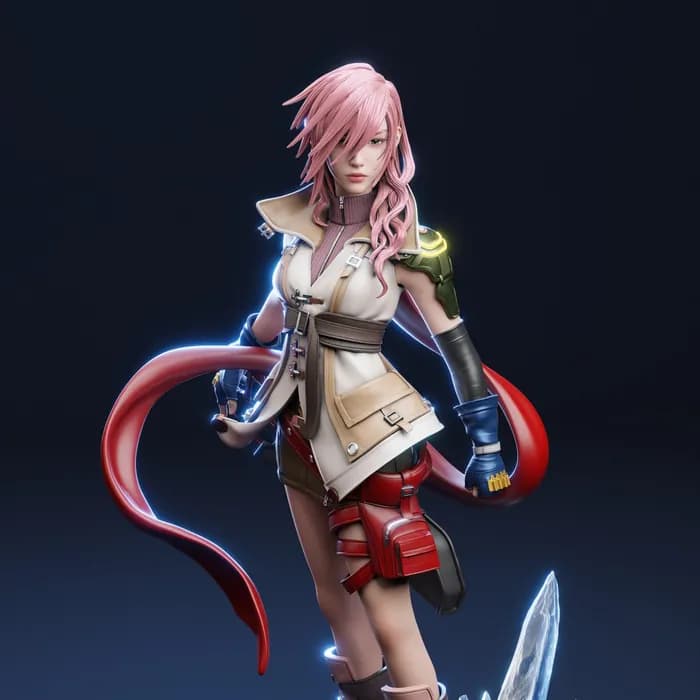 STL - 1 9 scale uncut lightning ca3d