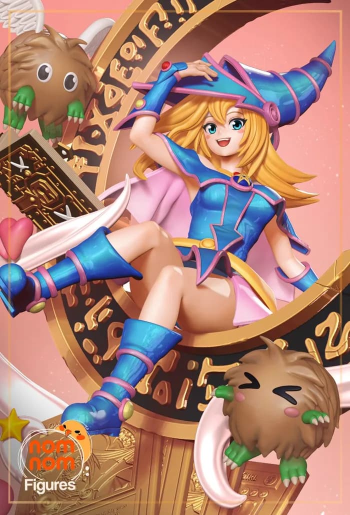 STL - 178 mm split dark magician girl render 2