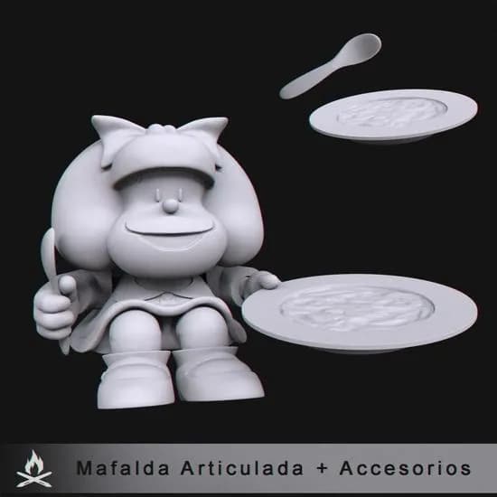 STL - 21bits mafalda monkey