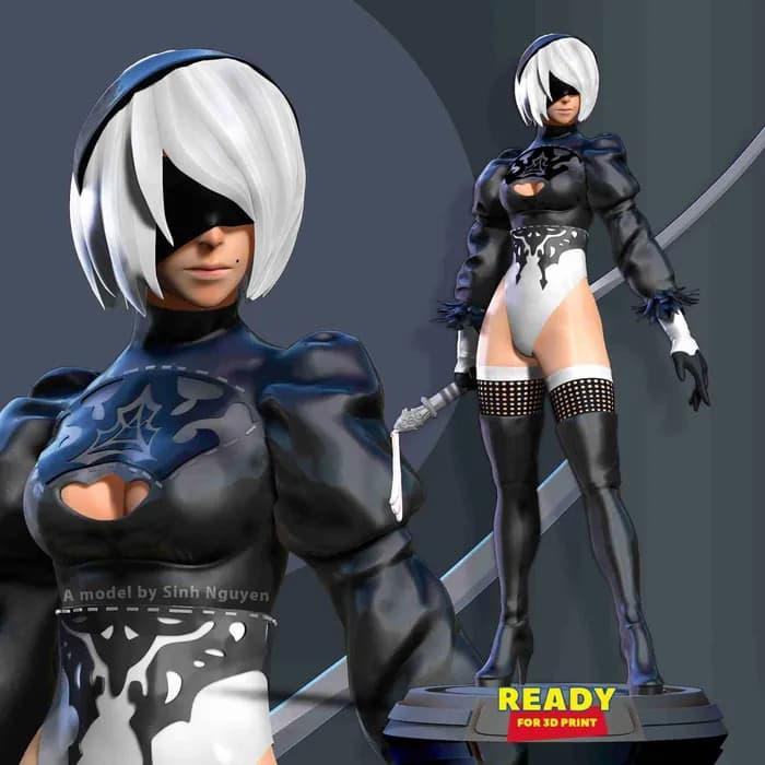 STL - 2b nier automata new version
